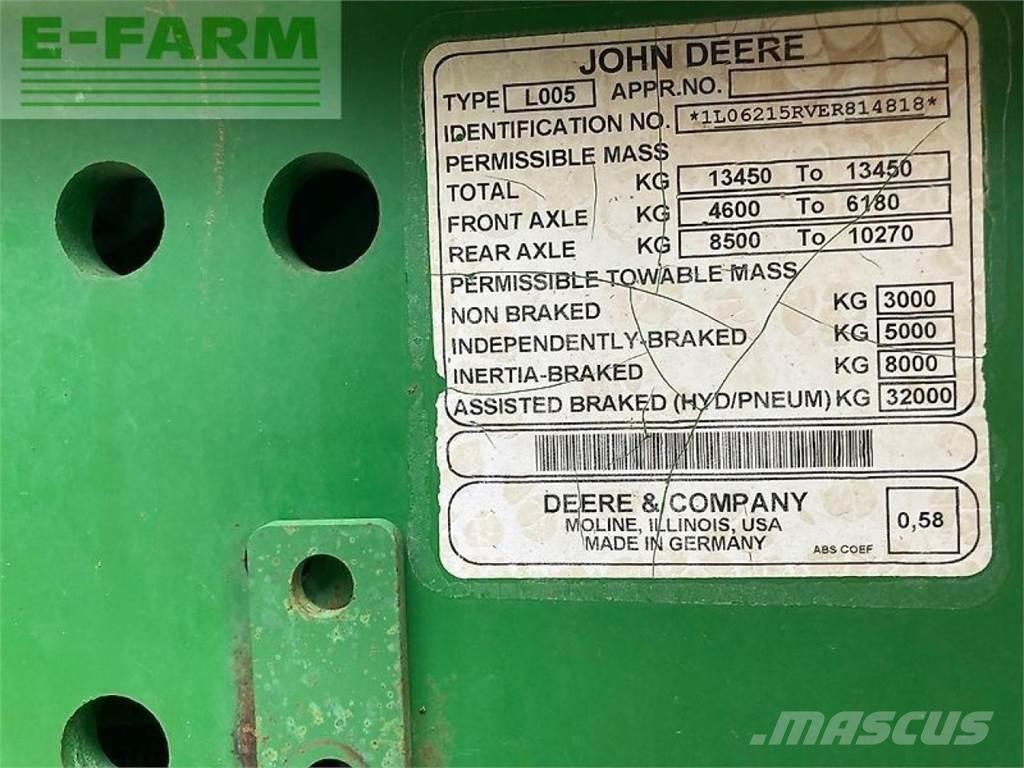 John Deere 6215r Traktorer