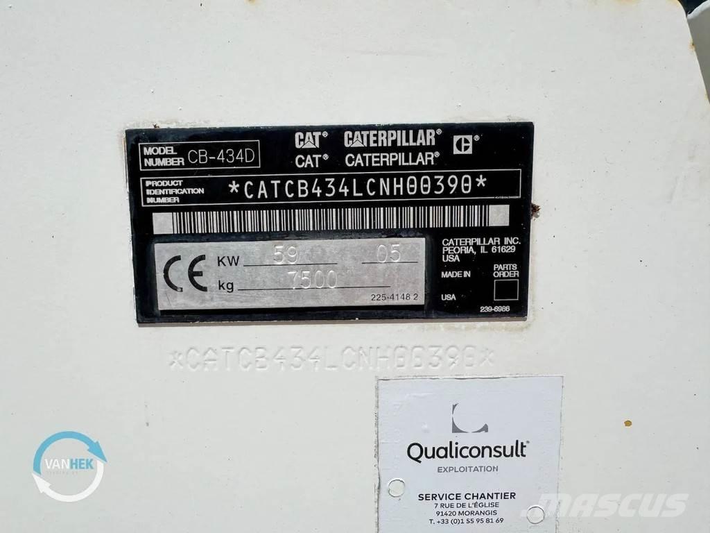 CAT CB434D Tvilling tromle