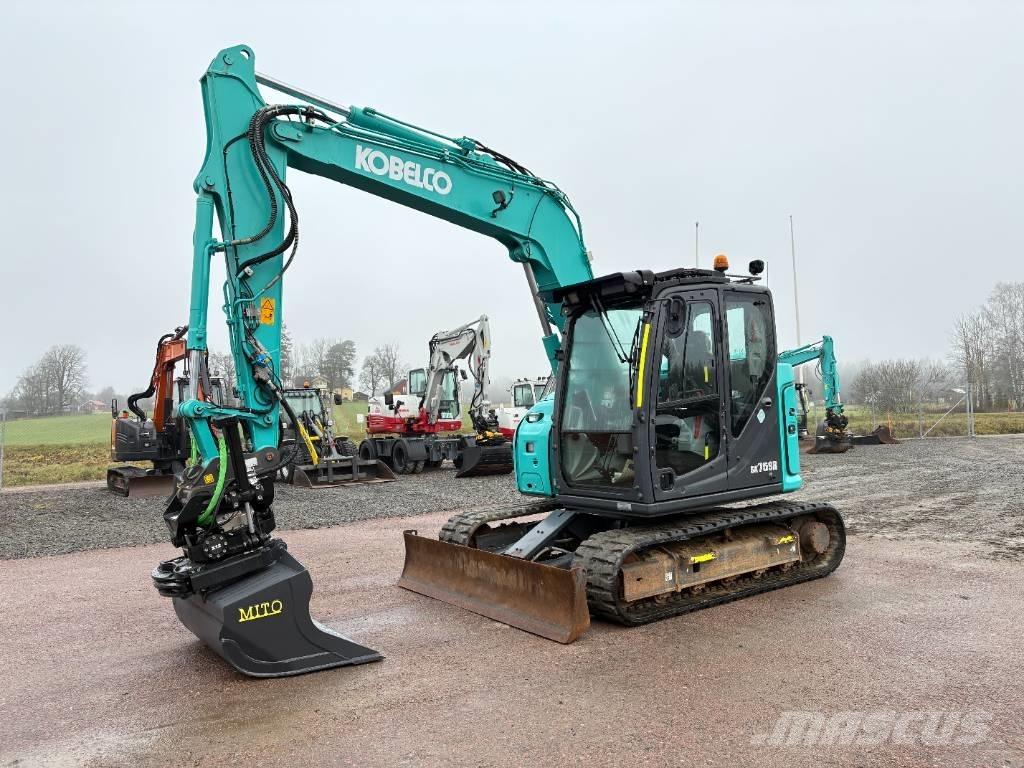 Kobelco SK75SR-7 Midi-gravemaskiner 7t - 12t