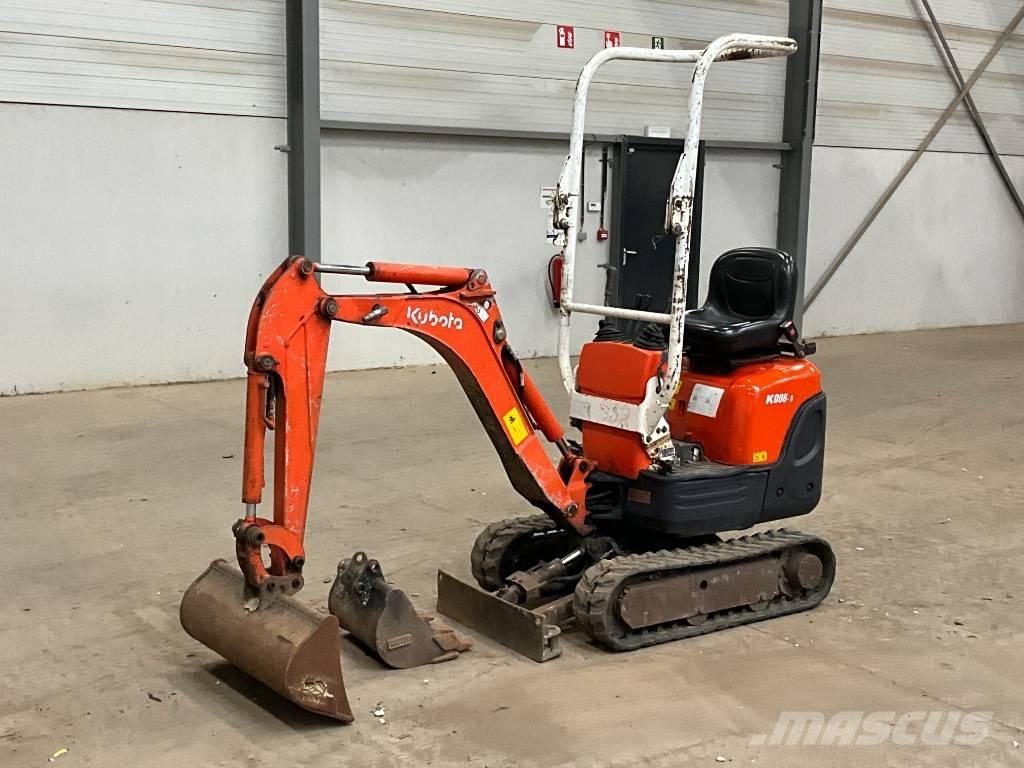 Kubota K 008-3 Minigravemaskiner
