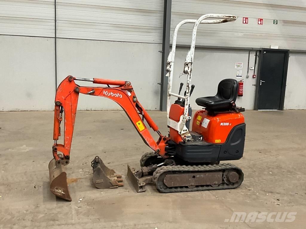 Kubota K 008-3 Minigravemaskiner