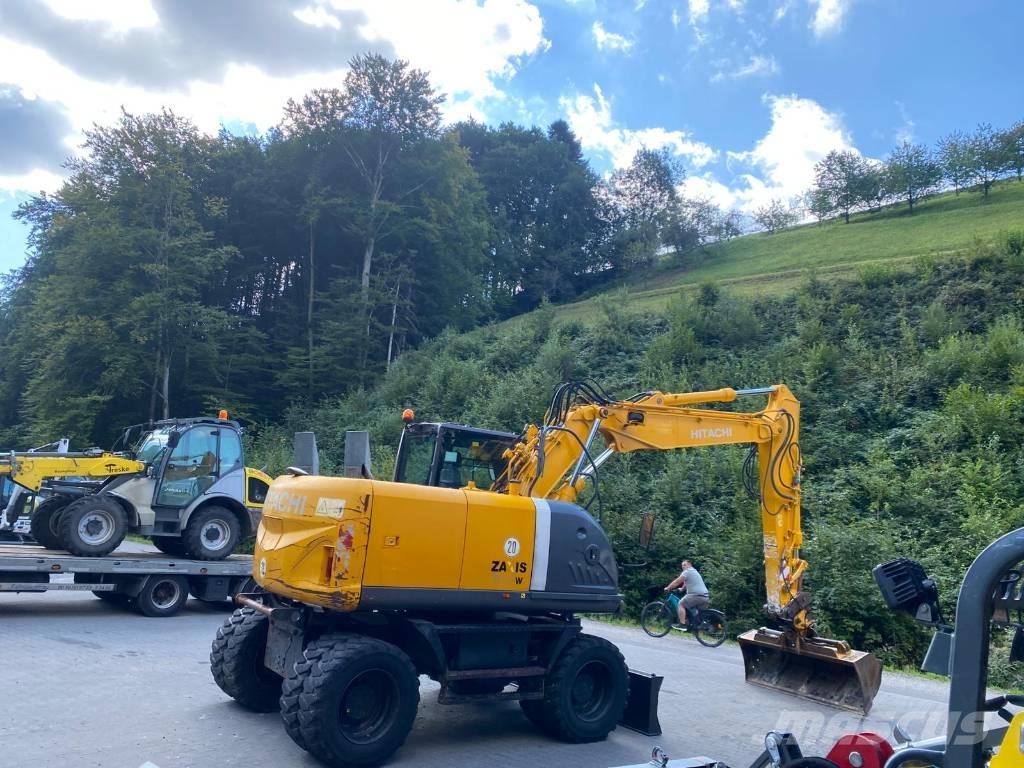 Hitachi ZX 140 W-3 Gravemaskiner på hjul