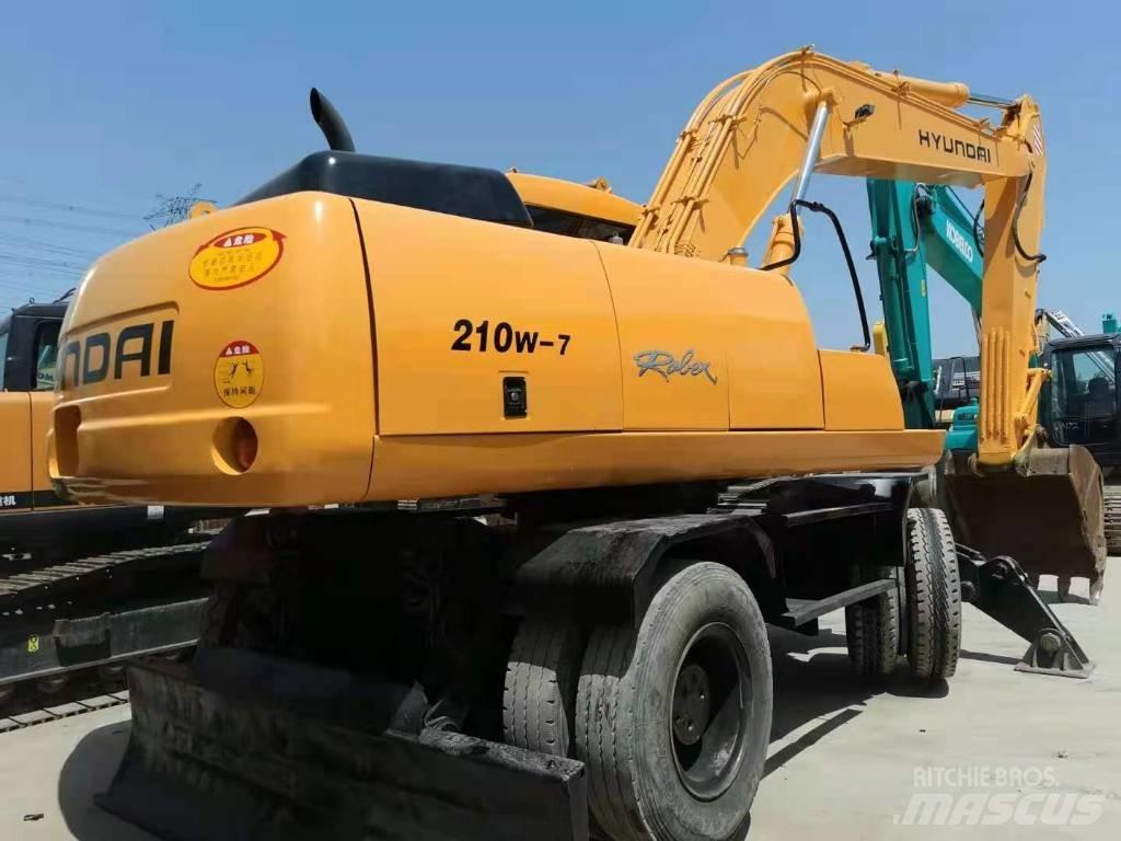 Hyundai R210W-7 Gravemaskiner på hjul