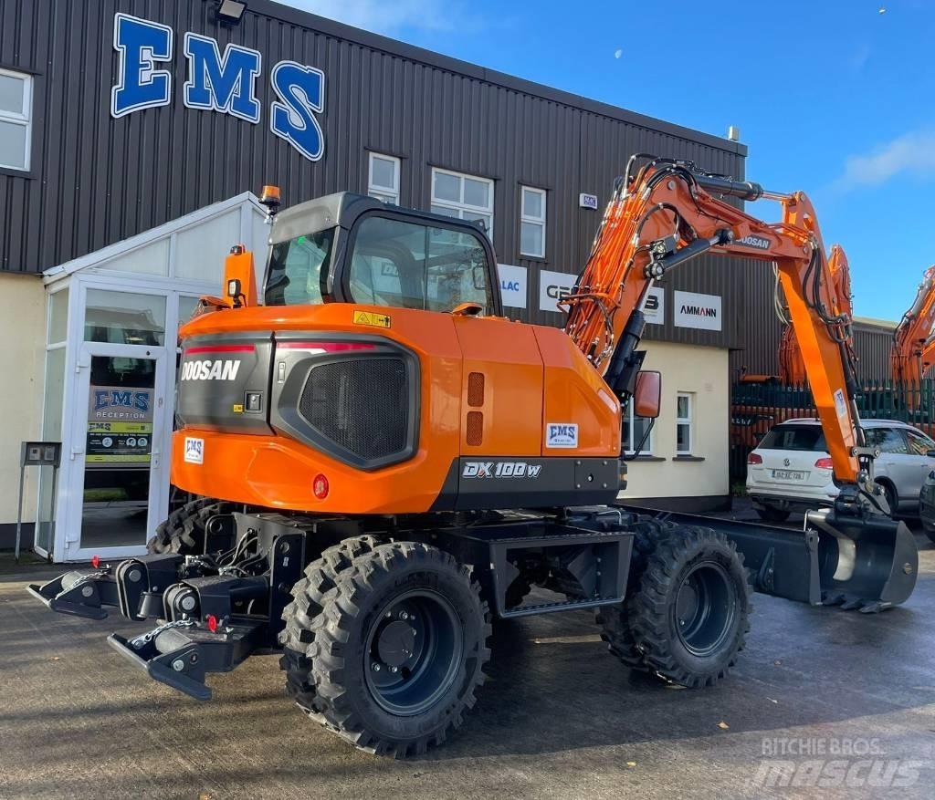 Doosan DX100W-7 Gravemaskiner på hjul