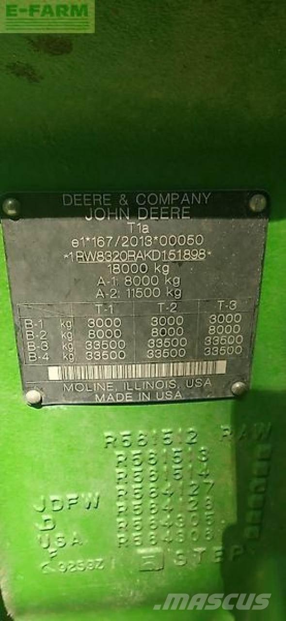 John Deere 8320r Traktorer