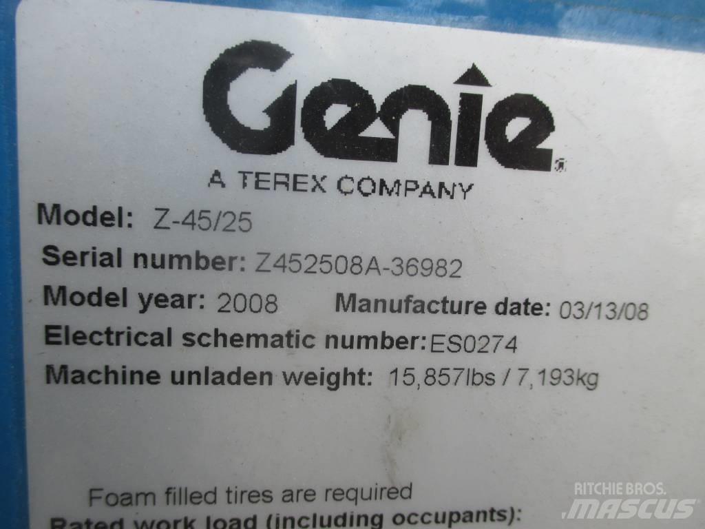 Genie Z 45/25 J DC Bomlifte med knækarm