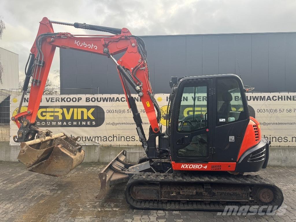 Kubota KX 080-4 Midi-gravemaskiner 7t - 12t