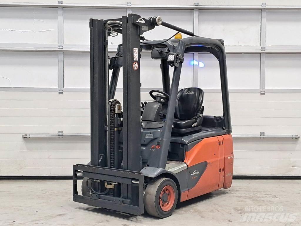 Linde E16-02 El gaffeltrucks