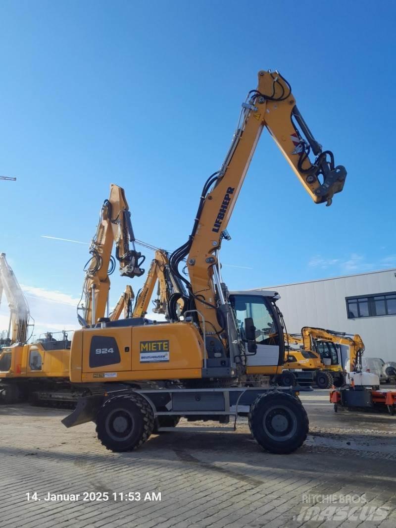 Liebherr A924 Gravemaskiner på hjul