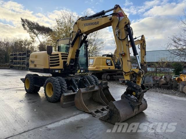 Yanmar B 95 W Gravemaskiner på hjul