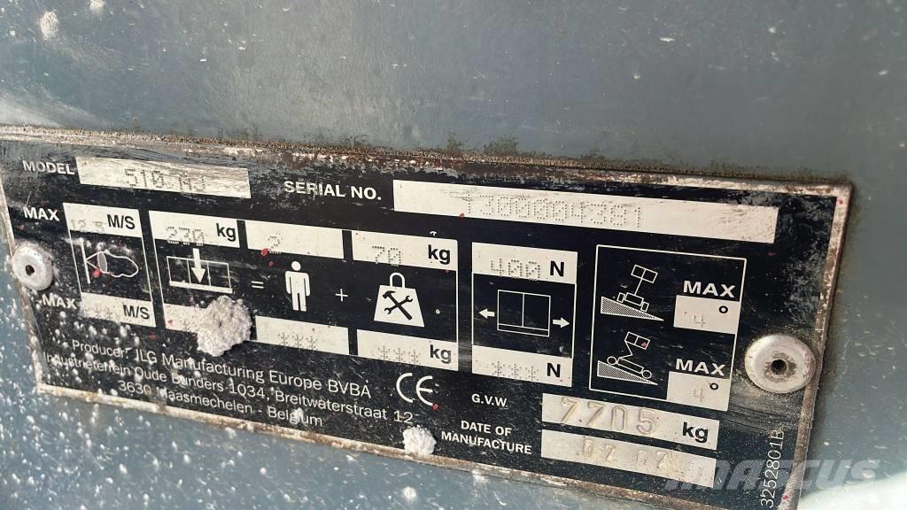 JLG 510 AJ Bomlifte med knækarm