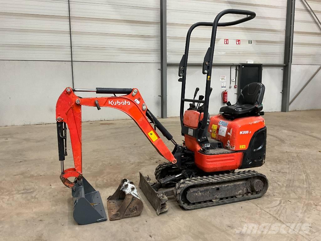 Kubota K 008-3 Minigravemaskiner