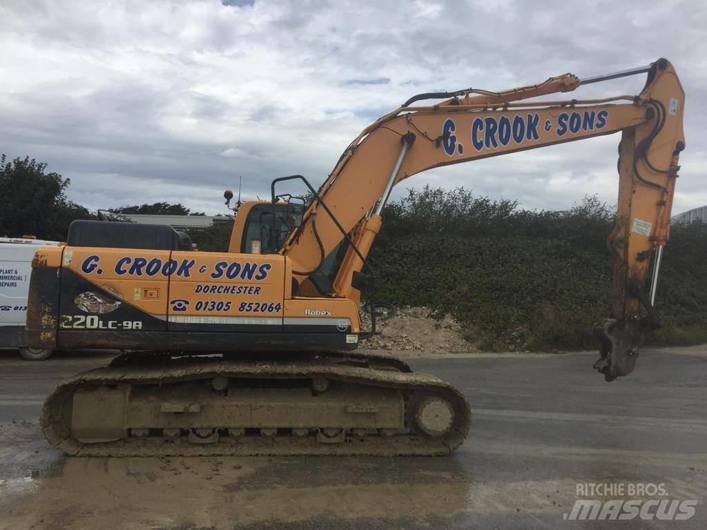 Hyundai Robex 220 LC Gravemaskiner på larvebånd