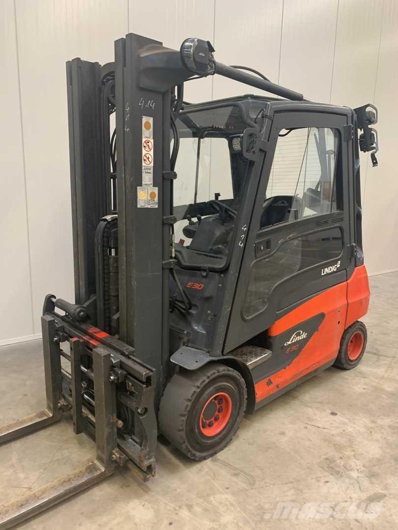 Linde E30 El gaffeltrucks