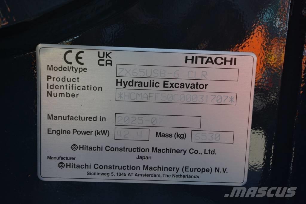 Hitachi ZX 65 USB-6 Minigravemaskiner