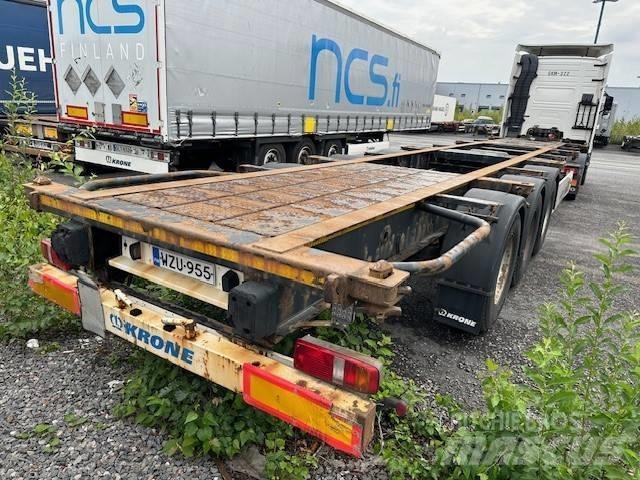 Krone SD WZU-955 Semi-trailer med containerramme