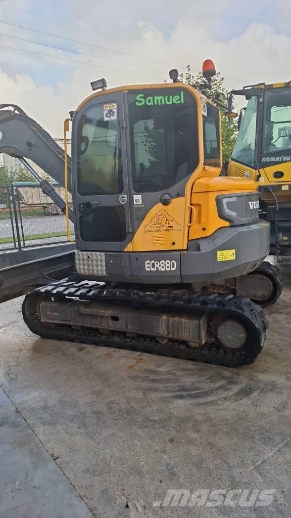 Volvo ECR88D Midi-gravemaskiner 7t - 12t