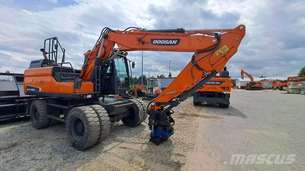 Doosan DX140W-5 Gravemaskiner på hjul