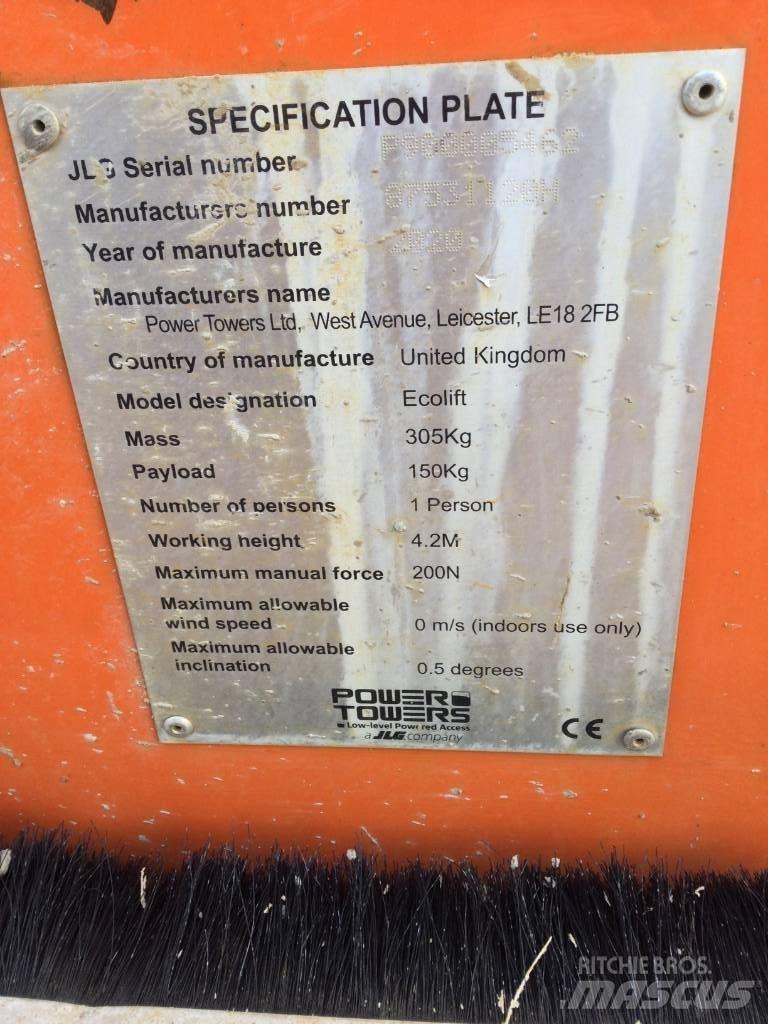 JLG Ecolift 50 Søjlelifte