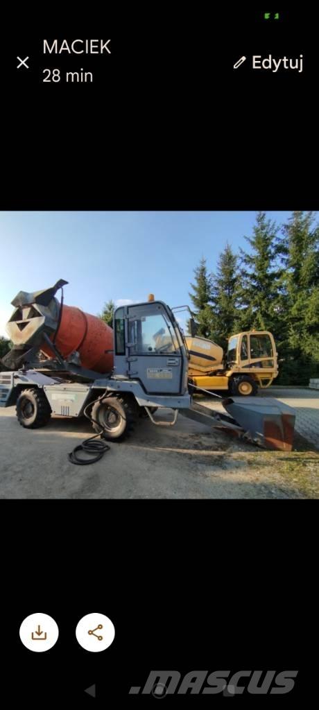 Ausa 3,5 kubika Betonudlæggere