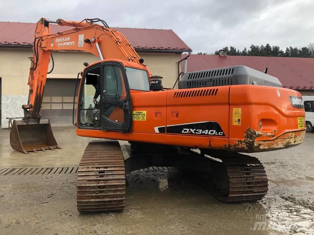 Doosan DX 340 LC Gravemaskiner på larvebånd