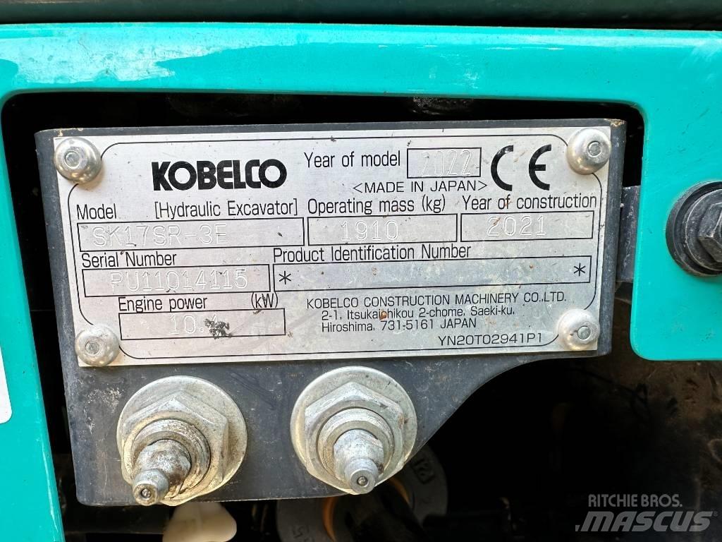 Kobelco SK17SR-3E Minigravemaskiner