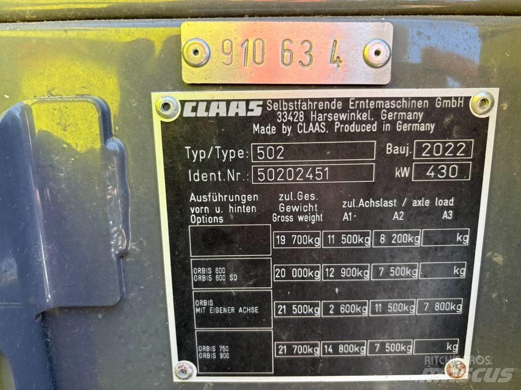 CLAAS Jaguar 950 4WD Finsnittere