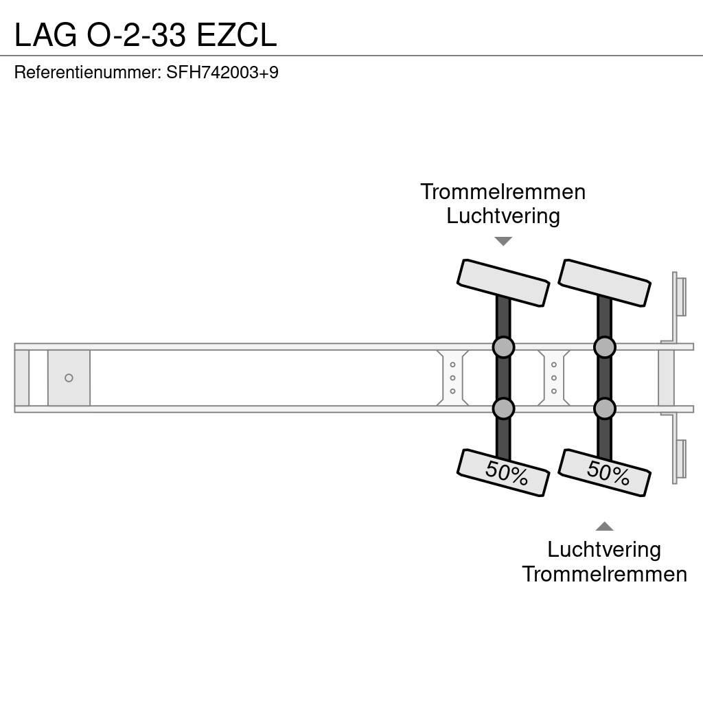 LAG O-2-33 EZCL Semi-trailer med Kølefunktion