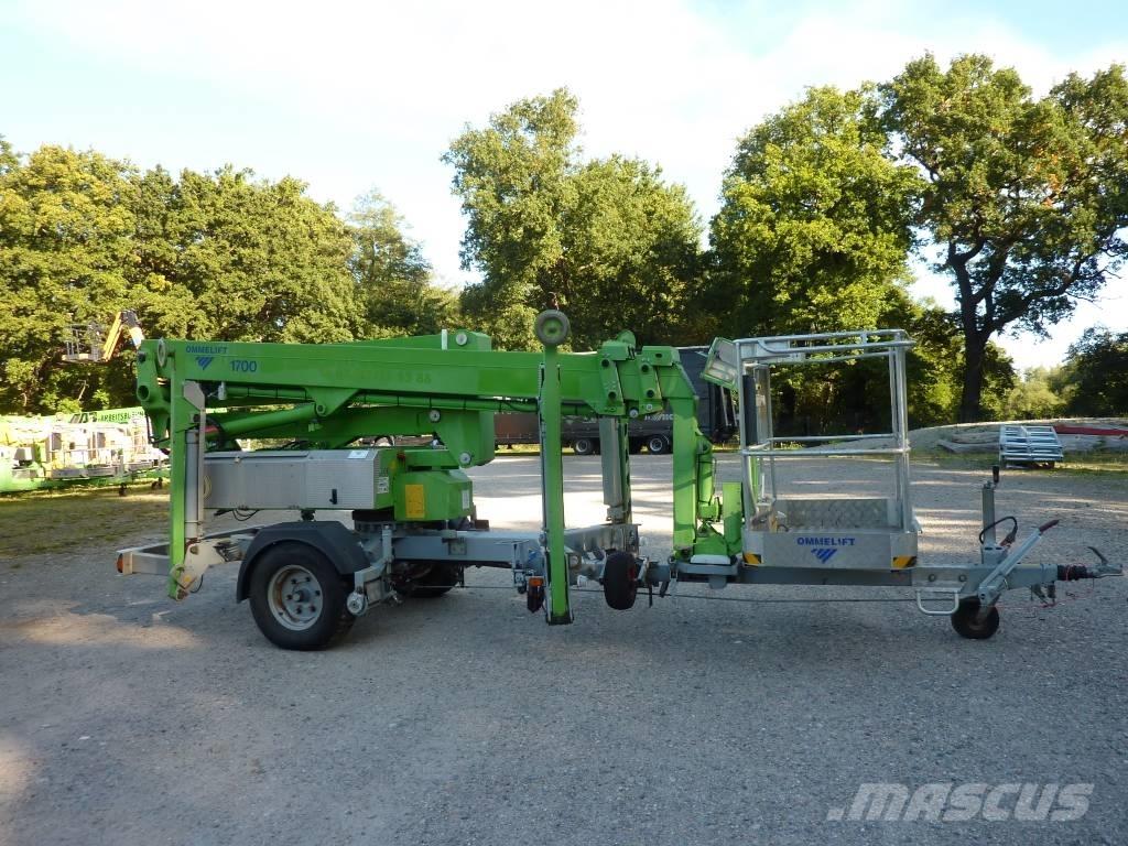 Omme 1700 EXB Trailermonterede lifte