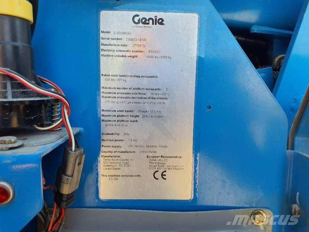 Genie Z30/20N Bomlifte med knækarm
