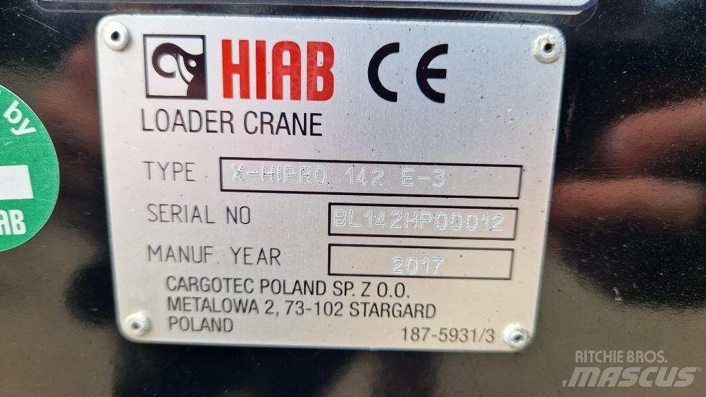 Hiab X-Hipro 142 E-3 Lastbilmonterede kraner