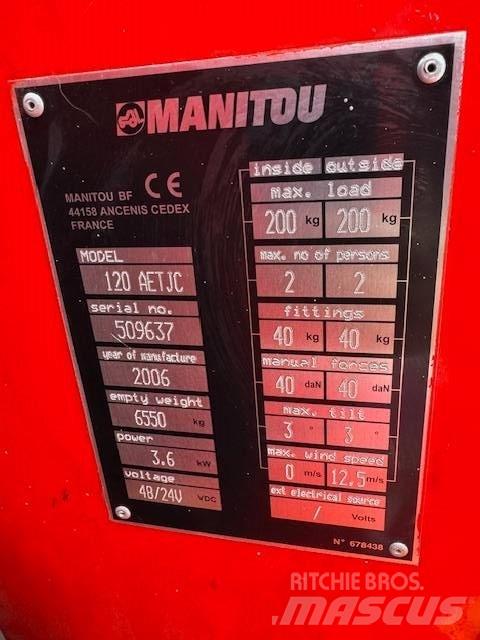 Manitou 120 AET JC Bomlifte med knækarm
