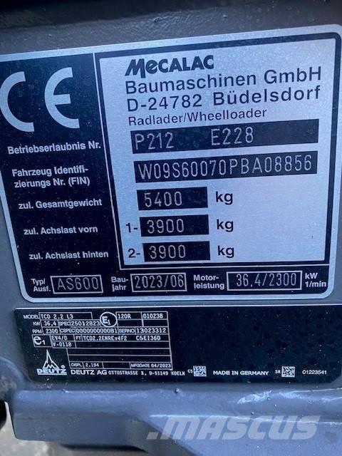 Mecalac AS600 Landbrug - Andet 