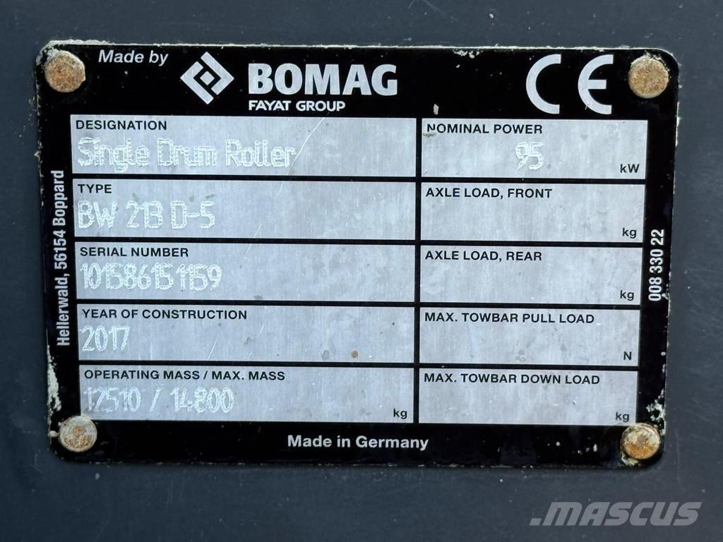 Bomag BW213D-5 Enkelt tromle