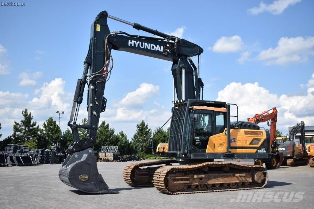 Hyundai HX 300 AL Gravemaskiner på larvebånd