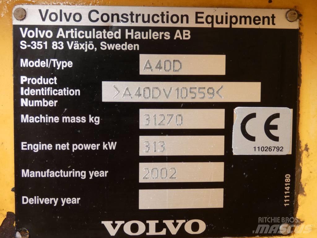 Volvo A 40 D Terrængående lastbiler