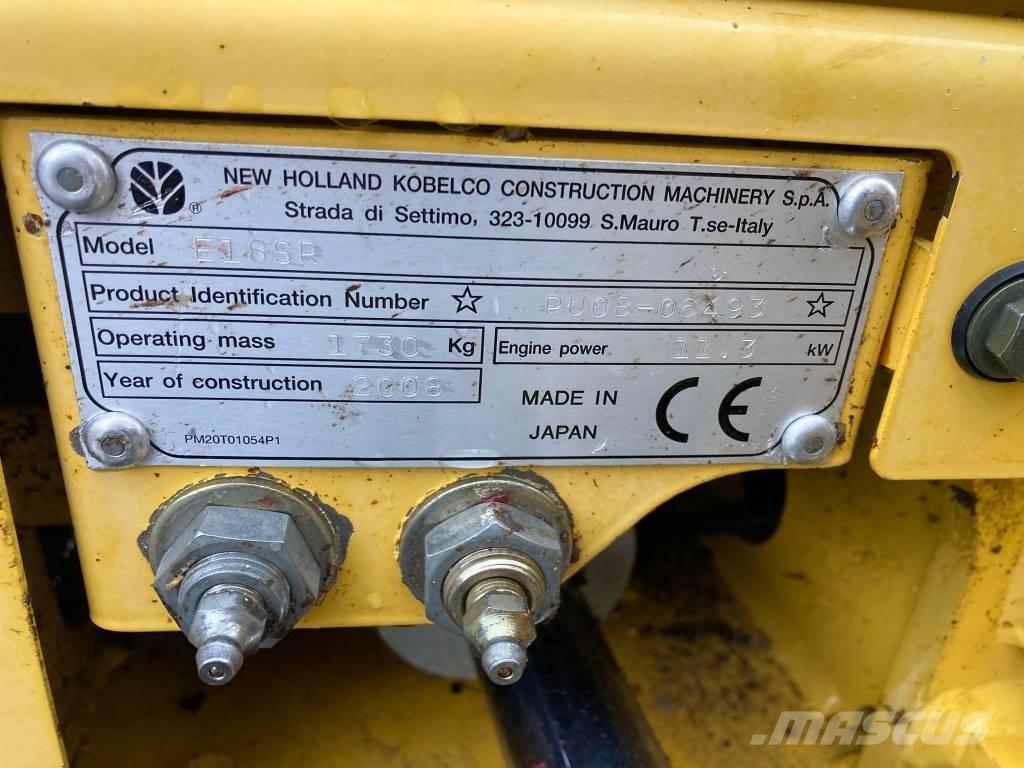New Holland E 18 SR Minigravemaskiner