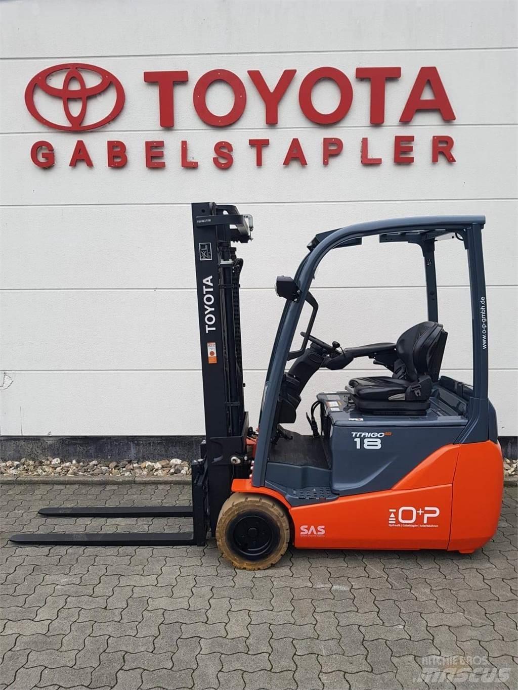 Toyota 8FBEKT18 El gaffeltrucks