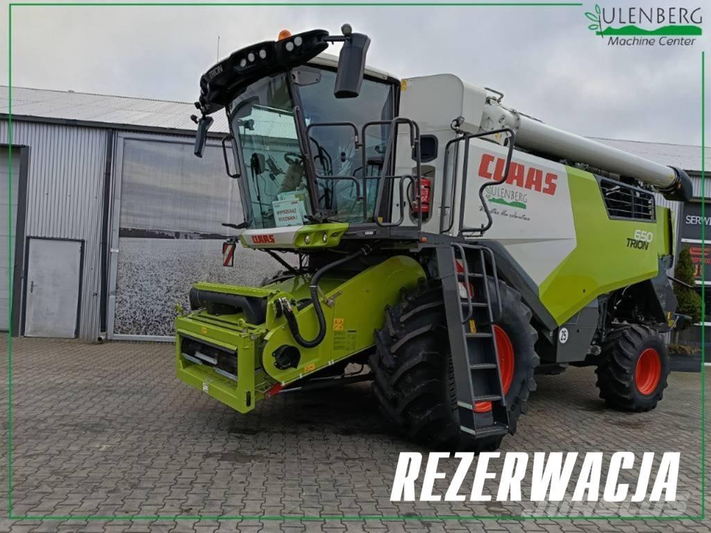 CLAAS TRION 650 Mejetærskere