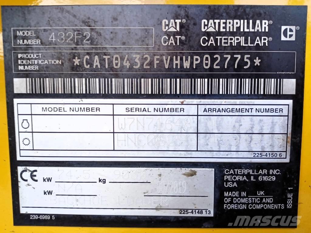 CAT 432 F Rendegravere