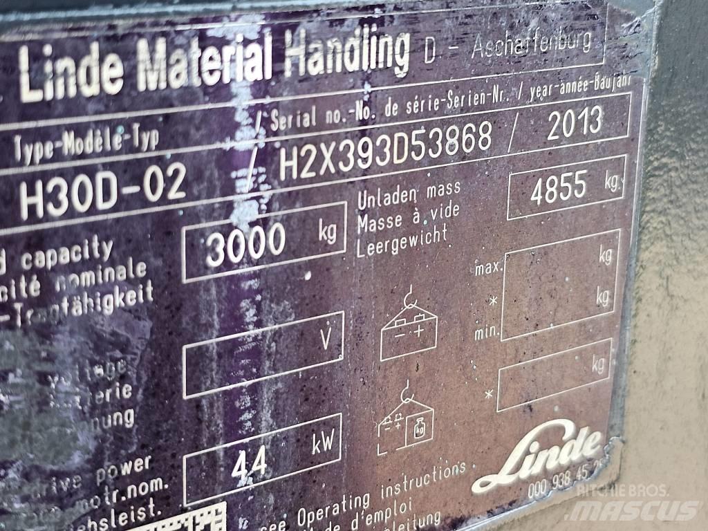 Linde H30D-02 Diesel gaffeltrucks