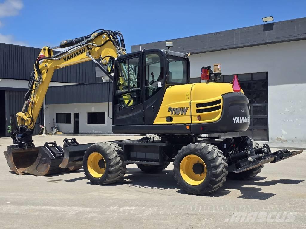 Yanmar B 110 W Gravemaskiner på hjul