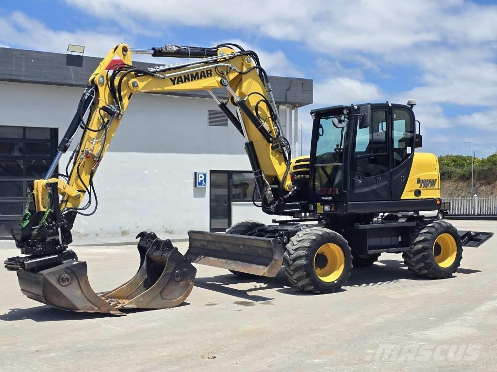 Yanmar B 110 W Gravemaskiner på hjul