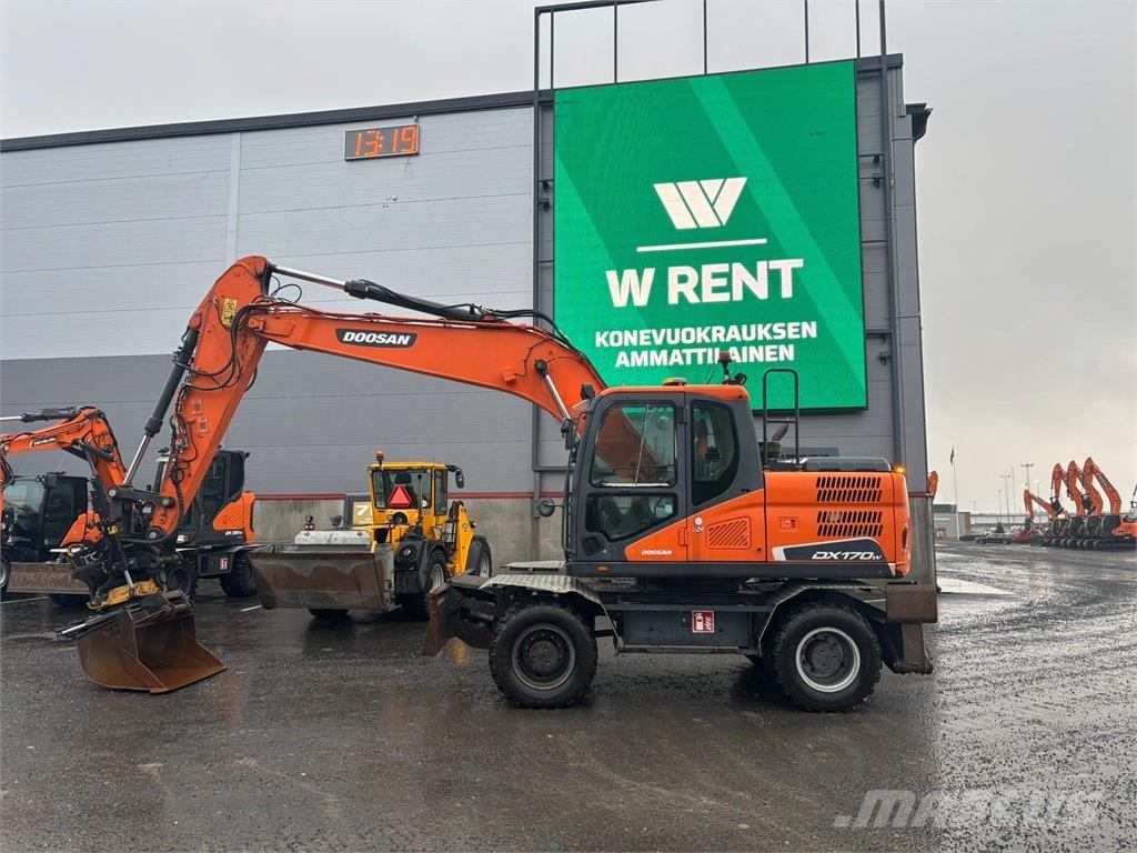 Doosan DX170W-5 Gravemaskiner på hjul