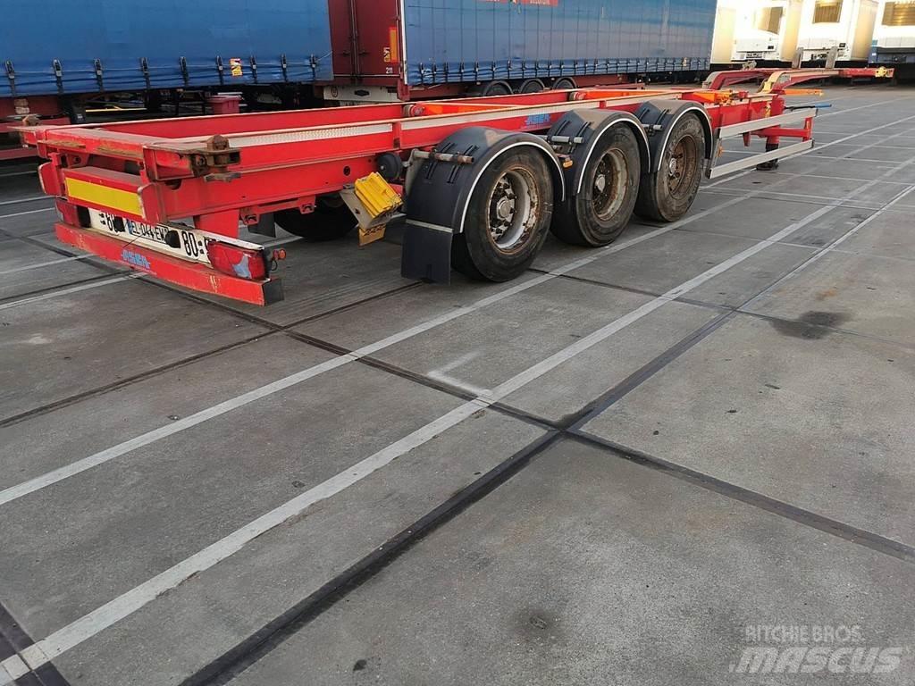 Asca S322DM Semi-trailer med containerramme