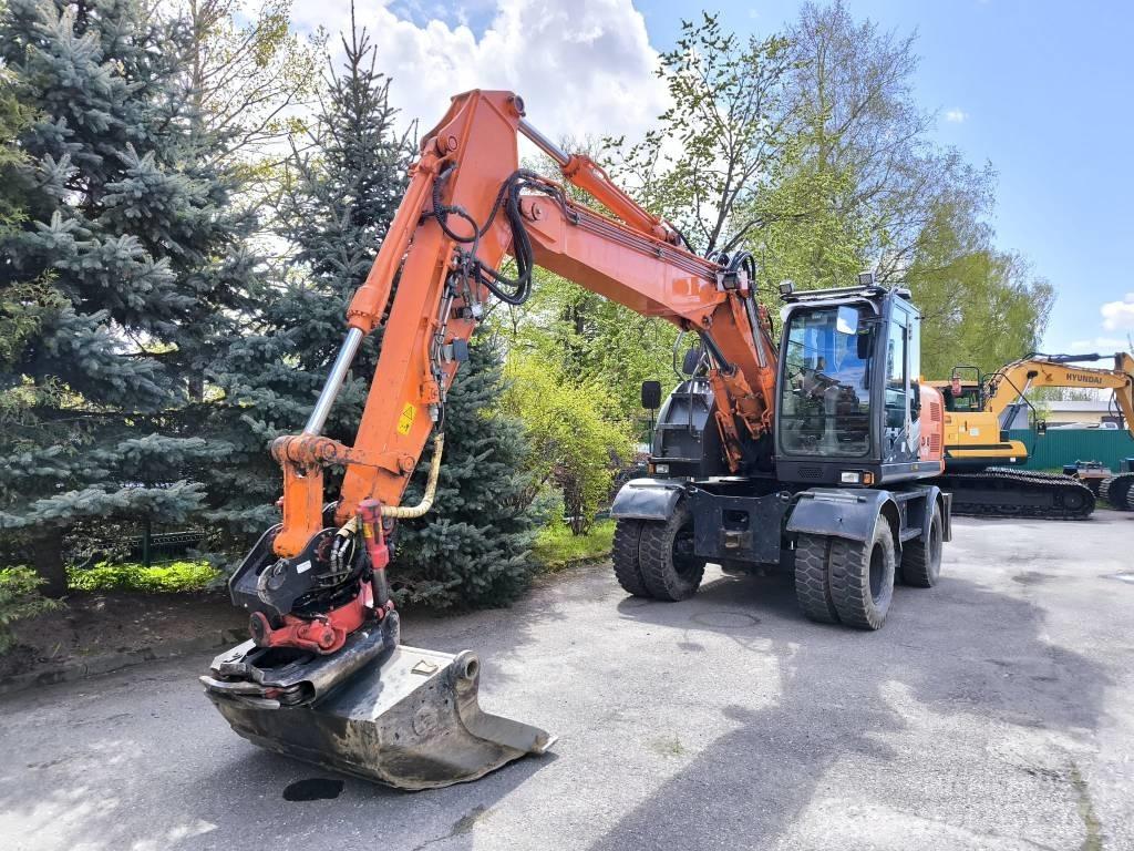 Hitachi ZX 140 W-3 Gravemaskiner på hjul