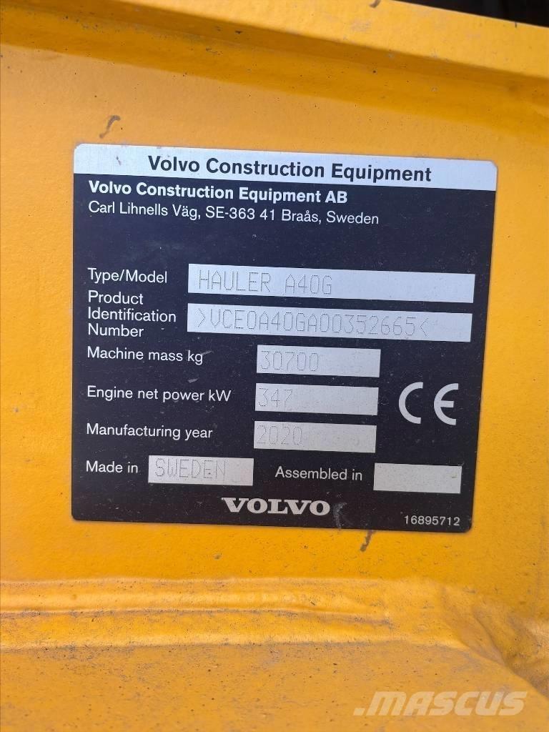 Volvo A40G Terrængående lastbiler