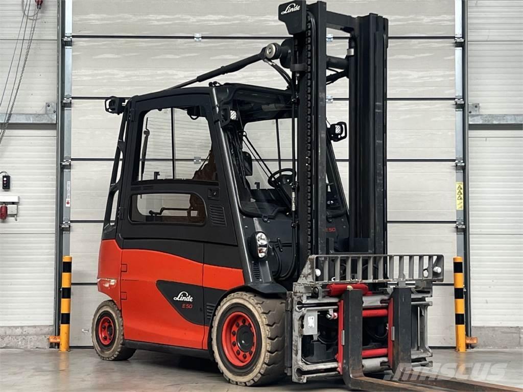 Linde E50HL-01 / 600 El gaffeltrucks