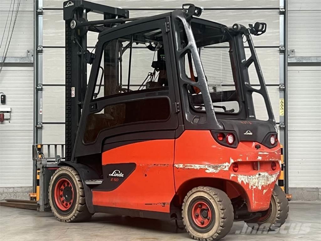 Linde E50HL-01 / 600 El gaffeltrucks