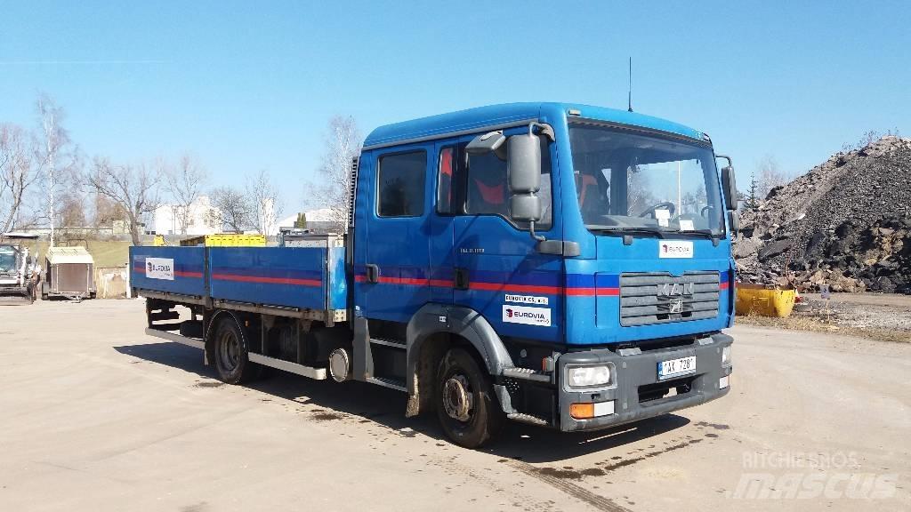 MAN TGL8.180 Lastbil med lad/Flatbed